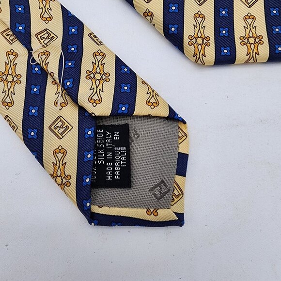 Fendi Cravatte 100% Silk Tie - Picture 3 of 6